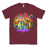 Burgundy be kind with heart ballons Classic Tee - texasbilliewilder