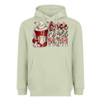Matcha baseball mom coffee Heavyweight Hoodie - RacoonDesign