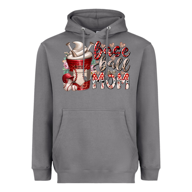 Baseball Mom Coffee Heavyweight Hoodie by RacoonDesign | Teevron