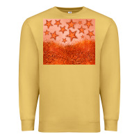 Antique Gold orange glitter star Premium Sweatshirt - JahusDesignShop