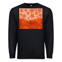 Black orange glitter star Premium Sweatshirt - JahusDesignShop