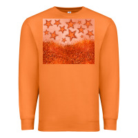 Carrot orange glitter star Premium Sweatshirt - JahusDesignShop