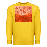 Lemon orange glitter star Premium Sweatshirt - JahusDesignShop