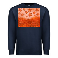 Navy orange glitter star Premium Sweatshirt - JahusDesignShop