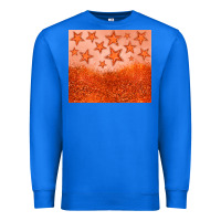 True Royal orange glitter star Premium Sweatshirt - JahusDesignShop