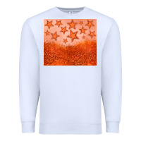 White orange glitter star Premium Sweatshirt - JahusDesignShop