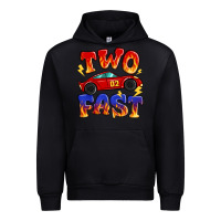 Black two fast boys birthday racing car Urban Hoodie - MaliasSmallBusiness