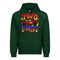 Forest Green two fast boys birthday racing car Urban Hoodie - MaliasSmallBusiness