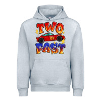 Heather Grey two fast boys birthday racing car Urban Hoodie - MaliasSmallBusiness