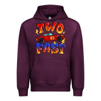 Mauve Wine two fast boys birthday racing car Urban Hoodie - MaliasSmallBusiness