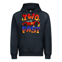 Navy two fast boys birthday racing car Urban Hoodie - MaliasSmallBusiness