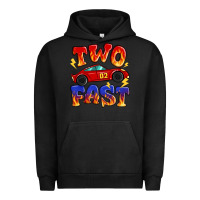 Pigment Black two fast boys birthday racing car Urban Hoodie - MaliasSmallBusiness