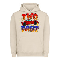 Pigment French Oak two fast boys birthday racing car Urban Hoodie - MaliasSmallBusiness