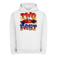 Pigment Lunar Rock two fast boys birthday racing car Urban Hoodie - MaliasSmallBusiness
