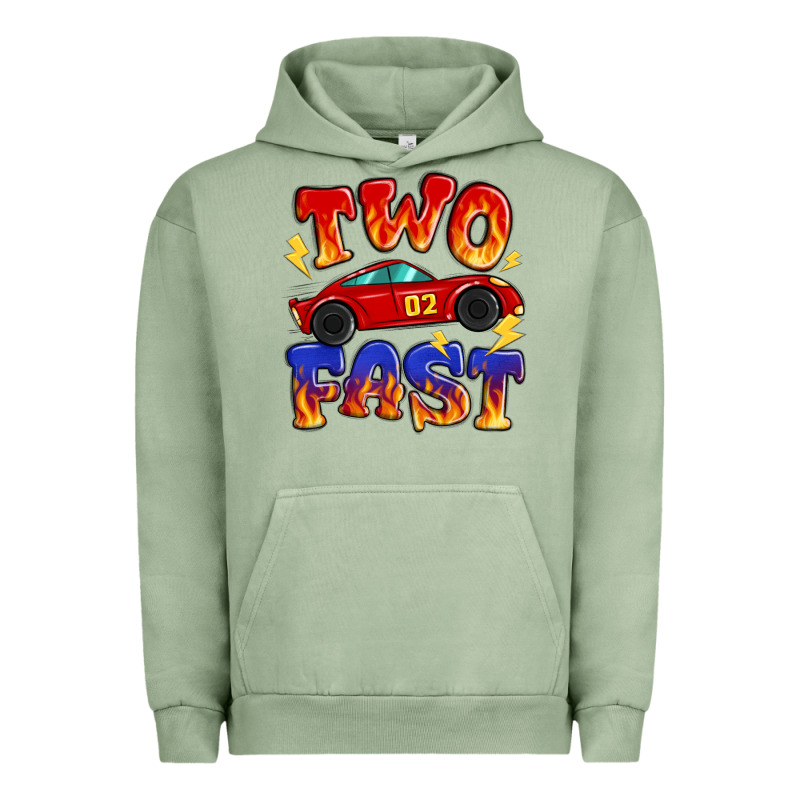 Two Fast Boys Birthday Racing Car Urban Hoodie by MaliasSmallBusiness | Teevron