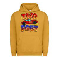Pigment Peanut Butter two fast boys birthday racing car Urban Hoodie - MaliasSmallBusiness