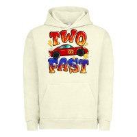Pigment Pistachio two fast boys birthday racing car Urban Hoodie - MaliasSmallBusiness