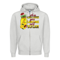 Dove Grey when life gives you lemons add sugar Zipper Hoodie - texasbilliewilder