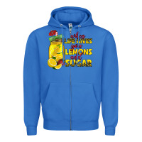 True Royal when life gives you lemons add sugar Zipper Hoodie - texasbilliewilder
