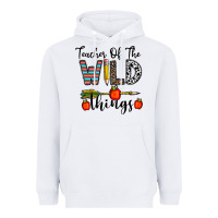White teacher of the wild things Heavyweight Hoodie - CowhideDigitalArt