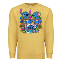 Antique Gold preview flower stitch 4 th grade Premium Sweatshirt - AdoDesignShop