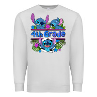 Dove Grey preview flower stitch 4 th grade Premium Sweatshirt - AdoDesignShop