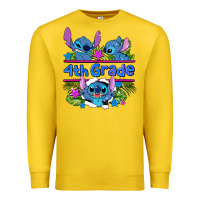 Lemon preview flower stitch 4 th grade Premium Sweatshirt - AdoDesignShop