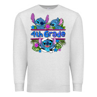 Oatmeal Heather preview flower stitch 4 th grade Premium Sweatshirt - AdoDesignShop