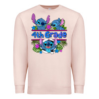 Pale Pink preview flower stitch 4 th grade Premium Sweatshirt - AdoDesignShop