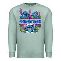 Seafoam preview flower stitch 4 th grade Premium Sweatshirt - AdoDesignShop