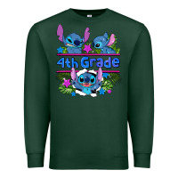 Sports Green preview flower stitch 4 th grade Premium Sweatshirt - AdoDesignShop