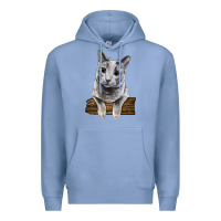 Colony Blue Russian Blue Cat Face Premium Hoodie - LillyAllenDesigns