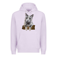 Lilac Russian Blue Cat Face Premium Hoodie - LillyAllenDesigns