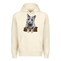 Sandshell Russian Blue Cat Face Premium Hoodie - LillyAllenDesigns