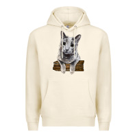 Tofu Russian Blue Cat Face Premium Hoodie - LillyAllenDesigns