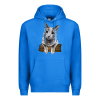 True Royal Russian Blue Cat Face Premium Hoodie - LillyAllenDesigns