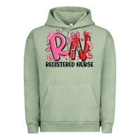Pigment Oil Green rn registered nurse valentines day Urban Hoodie - MaliasSmallBusiness
