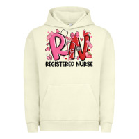 Pigment Pistachio rn registered nurse valentines day Urban Hoodie - MaliasSmallBusiness