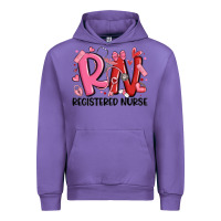 Tulip rn registered nurse valentines day Urban Hoodie - MaliasSmallBusiness