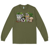 Army Green koala coffee cups Long Sleeve Tee - texasbilliewilder