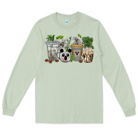 Matcha koala coffee cups Long Sleeve Tee - texasbilliewilder