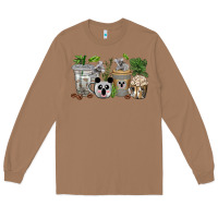 Toasted Coconut koala coffee cups Long Sleeve Tee - texasbilliewilder