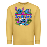 Antique Gold preview flower stitch 3rd grade Premium Sweatshirt - AdoDesignShop