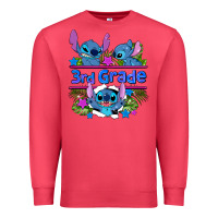 Cardinal preview flower stitch 3rd grade Premium Sweatshirt - AdoDesignShop