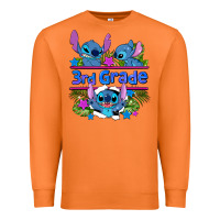 Carrot preview flower stitch 3rd grade Premium Sweatshirt - AdoDesignShop