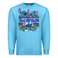 Ocean Blue preview flower stitch 3rd grade Premium Sweatshirt - AdoDesignShop