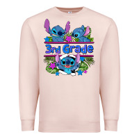 Pale Pink preview flower stitch 3rd grade Premium Sweatshirt - AdoDesignShop