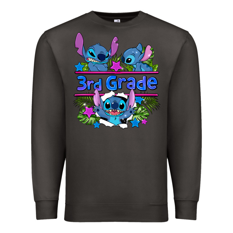 Preview Flower Stitch 3rd Grade Premium Sweatshirt by AdoDesignShop | Teevron