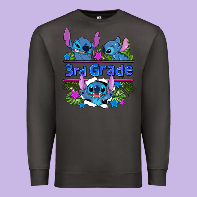 Preview Flower Stitch 3rd Grade Premium Sweatshirt Designed By Adodesignshop