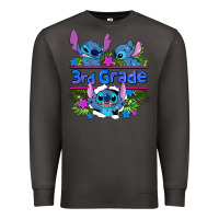 Smoke preview flower stitch 3rd grade Premium Sweatshirt - AdoDesignShop